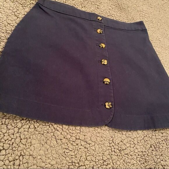 Copper Key Navy Mini Skirt Size 11 - Picture 3 of 9